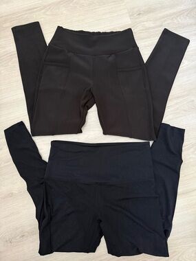 Black High-Waist Women's Leggings